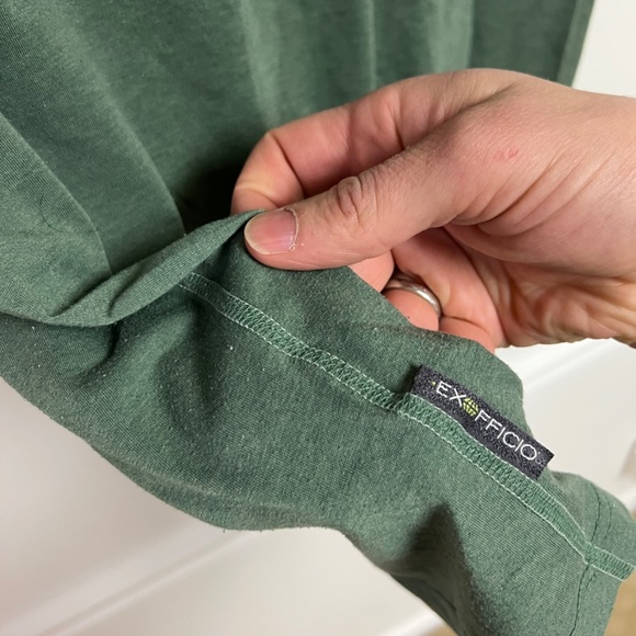 ExOfficio Mens Performance Tee Color Green sz Small - Picture 7 of 7